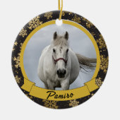 Persoonlijke foto foto foto Pet Ornament (Voorkant)