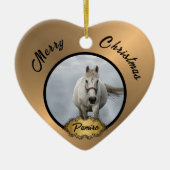 Persoonlijke foto foto foto Pet Ornament (Voorkant)