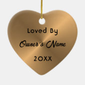 Persoonlijke foto foto foto Pet Ornament (Achterkant)