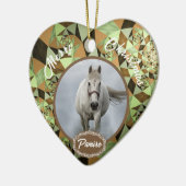 Persoonlijke foto foto foto Pet Ornament (Links)