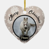 Persoonlijke foto foto foto Pet Ornament (Voorkant)