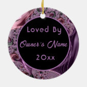 Persoonlijke foto foto foto Pet Ornament (Achterkant)