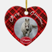 Persoonlijke foto foto foto Pet Ornament (Voorkant)