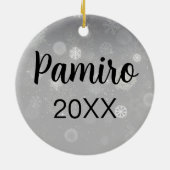 Persoonlijke foto foto foto Pet Ornament (Achterkant)