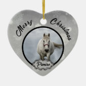 Persoonlijke foto foto foto Pet Ornament (Voorkant)