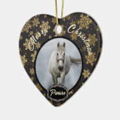 Persoonlijke foto foto foto Pet Ornament (Links)