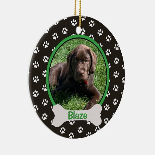 Persoonlijke foto-foto van pop-uppagina's afdrukke keramisch ornament (Rechts)