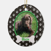 Persoonlijke foto-foto van pop-uppagina's afdrukke keramisch ornament (Links)