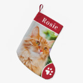 Persoonlijke foto foto van Red Pet Kleine Kerstsok (Voorkant (Hangend))