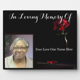 Persoonlijke foto fotoplaat