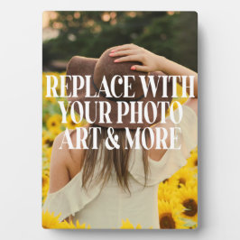 Persoonlijke foto fotoplaat