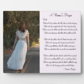 Persoonlijke foto foto's van de gebedde vrouw fotoplaat (Voorkant)