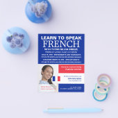 Persoonlijke foto, Franse taalcursus Flyer (Enkel)