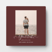 Persoonlijke FOTO geeft Bourgogne Thema Fotoplaat (Voorkant)