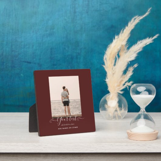 Persoonlijke FOTO geeft Bourgogne Thema Fotoplaat (Insitu)