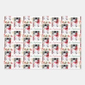 Persoonlijke foto GELOOF kersttypografie Inpakpapier Vel (Voorkant)