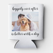 Persoonlijke foto, gelukkig ooit na het huwelijk blikjeskoeler (Voorkant)