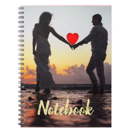 Persoonlijke foto Gelukkige Valentijnsdag Notitieboek