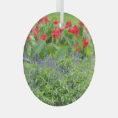 Persoonlijke foto glas ornament (Voorkant Rechts)