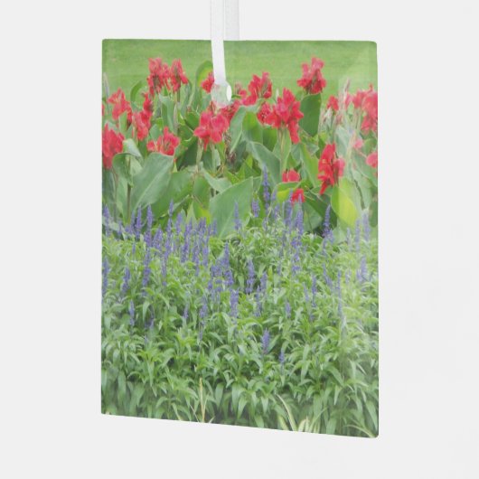 Persoonlijke foto glas ornament (Voorkant links)