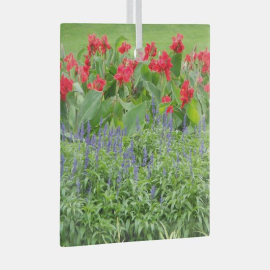 Persoonlijke foto glas ornament (Voorkant Rechts)