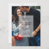 Persoonlijke foto Gold Lijst Weddenschap Kaart (Voorkant)