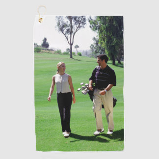 Persoonlijke foto golfhanddoek, aangepast logo spo golfhanddoek