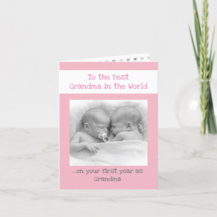 Persoonlijke foto Grandma Feestdagen Kaart