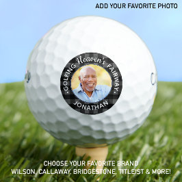 Persoonlijke foto Gray Pset Golf Lover Memorial Golfballen