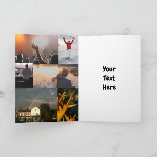 Persoonlijke foto grootma 65th Birthday Kaart (Binnen)