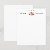 Persoonlijke foto Grootma New Baby Newborn (Voorkant / Achterkant)