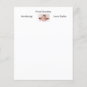 Persoonlijke foto Grootma New Baby Newborn