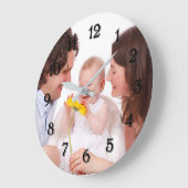 Persoonlijke foto grote klok (Hoek)