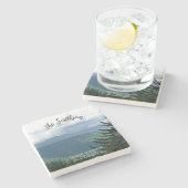 Persoonlijke foto Grote Moky Mountains Stenen Onderzetter (Zijkant)