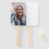 Persoonlijke foto handwaaier (Voorkant en achterkant)