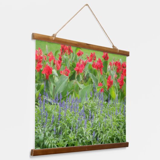 Persoonlijke foto hangend wandkleed (Gebogen)