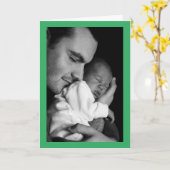 Persoonlijke foto Happy Birthday Kaart (Gele Bloem)