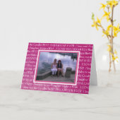 Persoonlijke foto Happy Birthday voor mijn dochter Kaart (Gele Bloem)