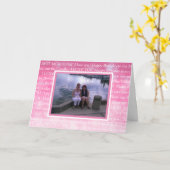 Persoonlijke foto Happy Birthday voor mijn moeder Kaart (Gele Bloem)