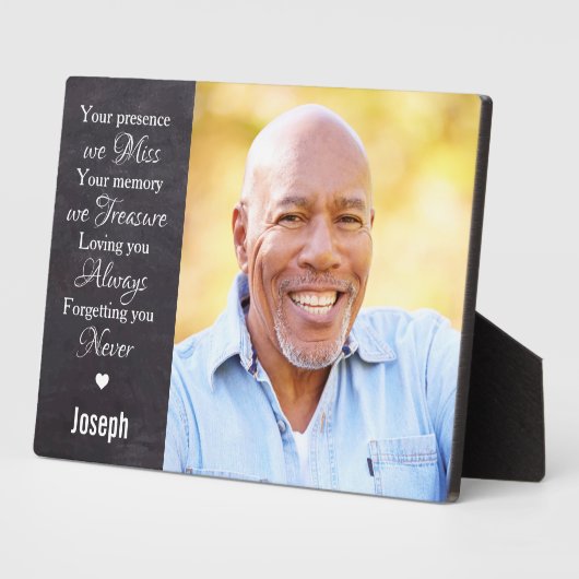 Persoonlijke foto Herdenking Keepomwille Memorial Fotoplaat (Zijkant)