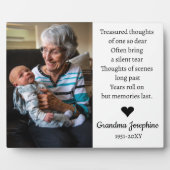 Persoonlijke foto-herdenkingstele  fotoplaat (Voorkant)