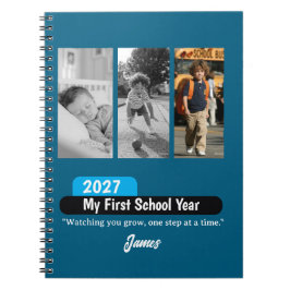 Persoonlijke foto-herinnering aan de eerste school notitieboek