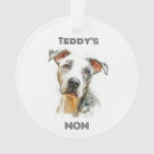Persoonlijke foto-hond-moeder-sieraad | Aangepast Ornament (voorkant)