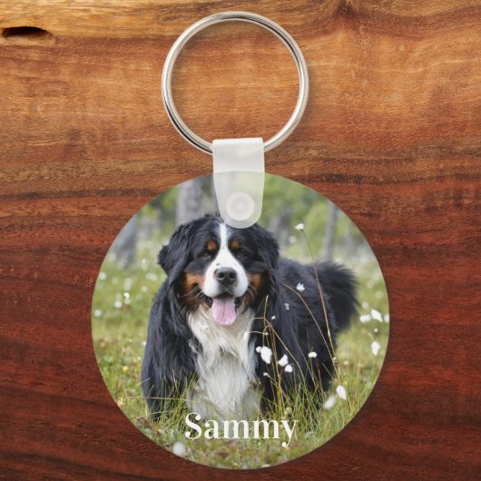 Persoonlijke foto Hondenliefhebber Keepomwille Mem Sleutelhanger (Voorkant)