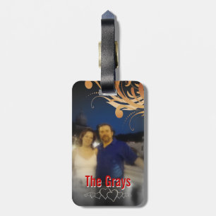 Persoonlijke foto   Honeymoon Cruise Monogram Bagagelabel