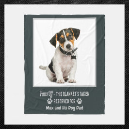 Persoonlijke foto huisdier hond fleece deken