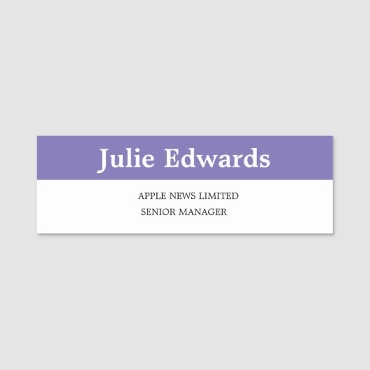 Persoonlijke foto-ID en Logo-beveiligingskaart Naamplaatje (Voorkant)