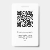 Persoonlijke foto ID & Logo beveiligingspas Badge (Achterkant)