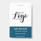 Persoonlijke foto ID & Logo beveiligingspas Badge (Voorzijde)