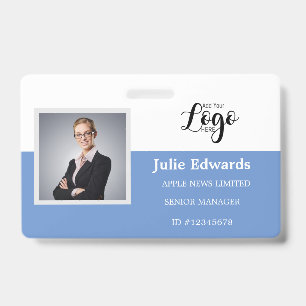 Persoonlijke foto ID & Logo toegangsbadge Badge